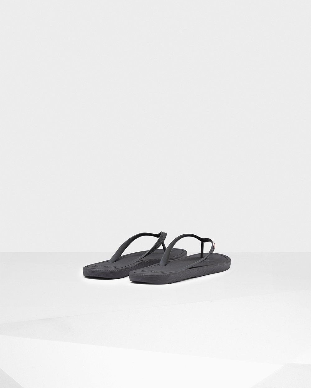 Hunter Original Flip Flops - Online Store Mens Black - DMPFWX853